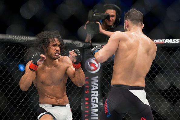 Imagens da vitria de Ben Henderson na luta principal em Seul