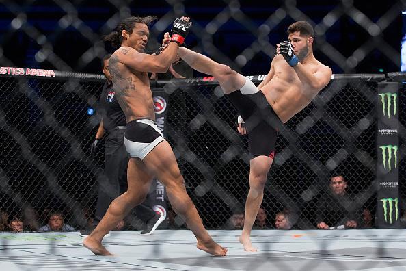 Imagens da vitria de Ben Henderson na luta principal em Seul