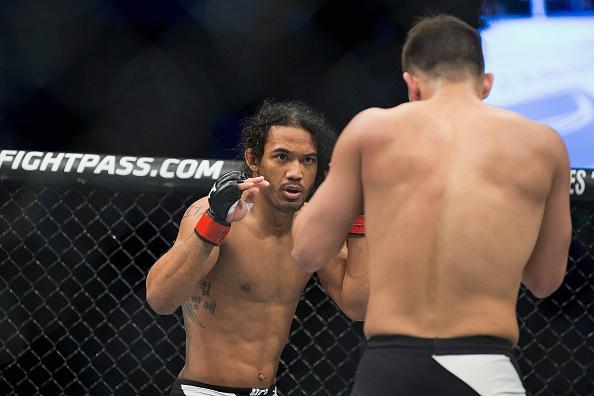 Imagens da vitria de Ben Henderson na luta principal em Seul