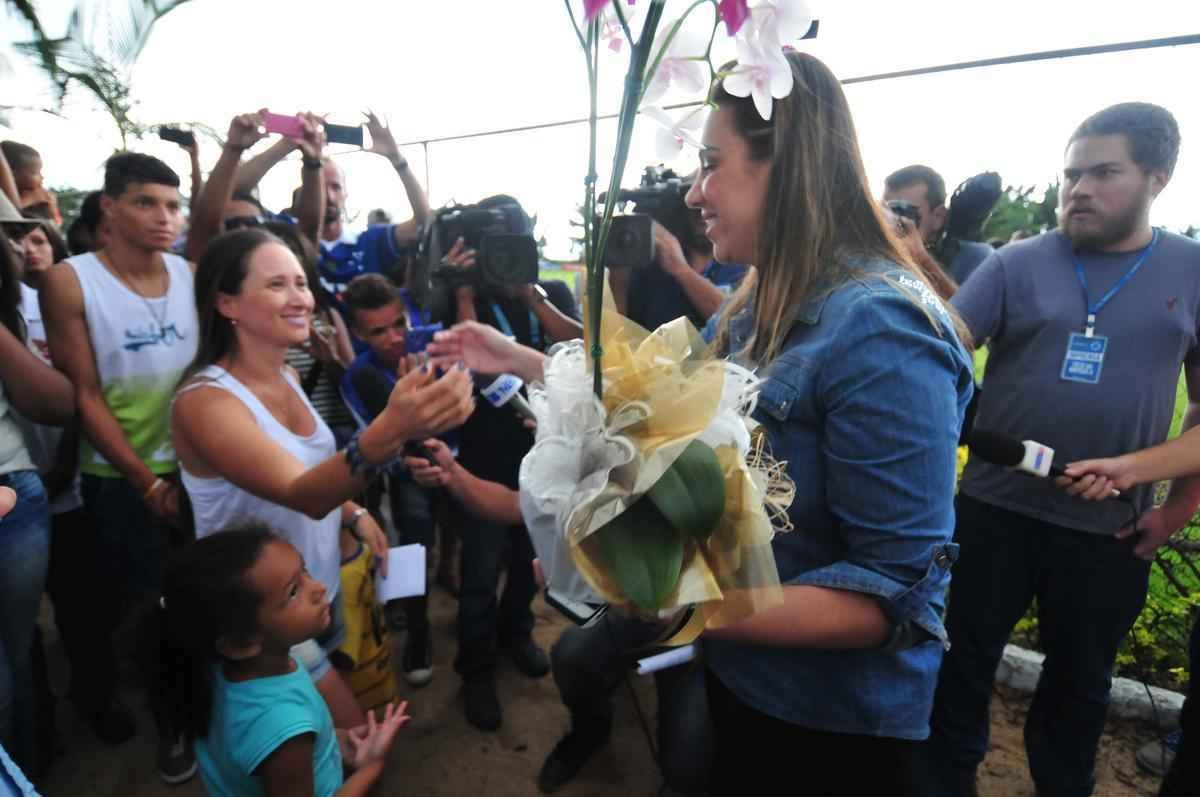 Moradores de Bento Rodrigues ficaram emocionados com o carinho recebido na Toca da Raposa II