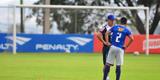 Mano comandou treino, conversou reservadamente com jogadores e dirigentes, e depois concedeu entrevista, na qual confirmou ter aceitado proposta do Shandong Luneng. Faltam agora detalhes para o treinador gacho oficializar sua sada do Cruzeiro, onde tinha vnculo at dezembro de 2017