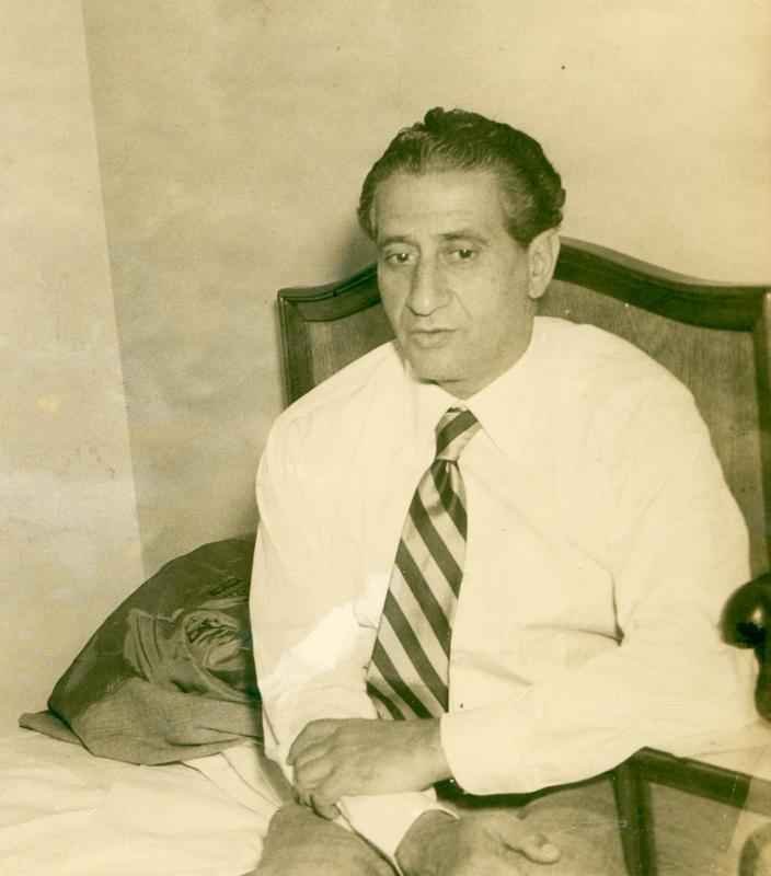 O uruguaio Ondino Vieira, que dirigiu o Atltico entre 1954 e 1955