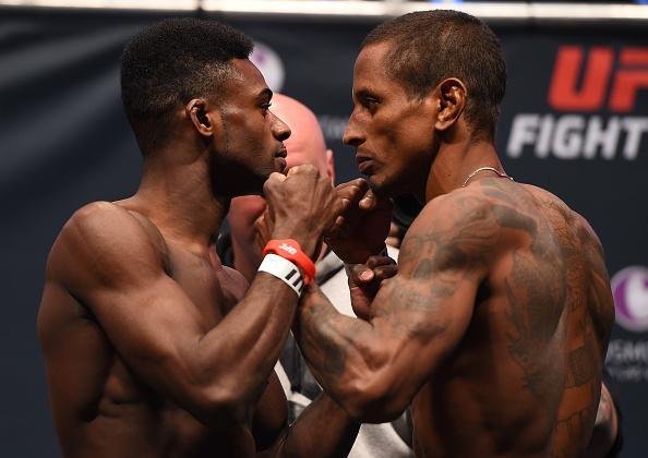 Pesagem oficial do UFC Fight Night 80 - Aljamain Sterling e Johnny Eduardo 