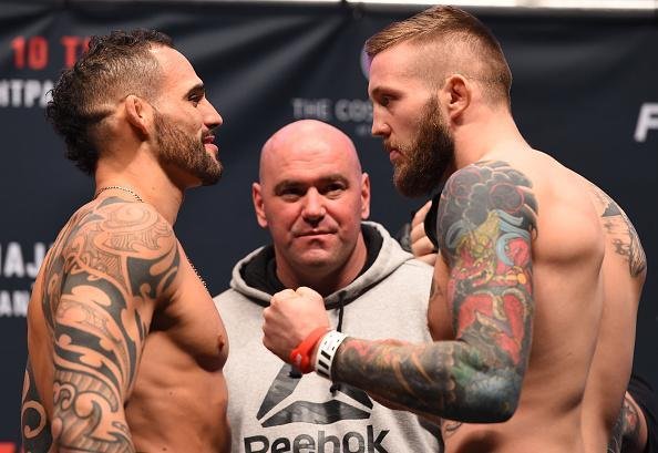 Pesagem oficial do UFC Fight Night 80 - Santiago Ponzinibbio e Andreas Stahl 