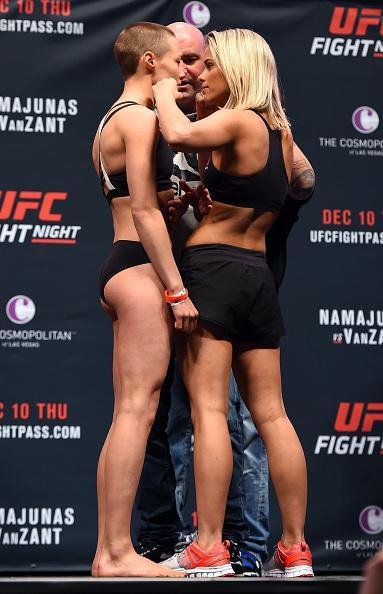 Pesagem oficial do UFC Fight Night 80 - Protagonistas Rose Namajunas e Paige VanZant