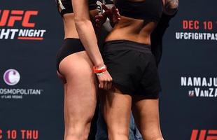 Pesagem oficial do UFC Fight Night 80 - Protagonistas Rose Namajunas e Paige VanZant
