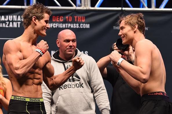 Pesagem oficial do UFC Fight Night 80 - Sage Northcutt e Cody Pfister na encarada