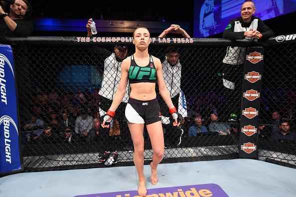 Em confronto entre tops do peso palha, Rose Namajunas domina Paige VanZant e vence por finalizao, a 2min25seg do quinto round