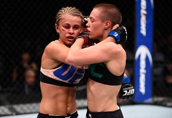 Em confronto entre tops do peso palha, Rose Namajunas domina Paige VanZant e vence por finalizao, a 2min25seg do quinto round