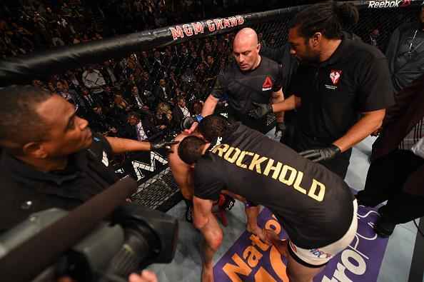 Fotos da batalha entre Luke Rockhold e Chris Weidman