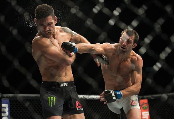 Fotos da batalha entre Luke Rockhold e Chris Weidman