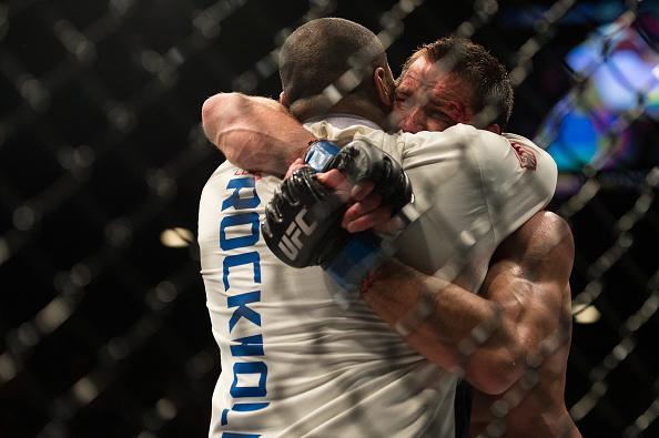 Fotos da batalha entre Luke Rockhold e Chris Weidman