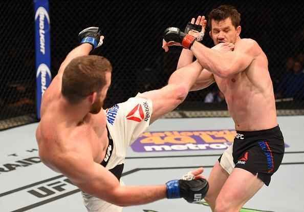 Nate Marquardt venceu CB Dollaway por nocaute a 28seg do segundo round