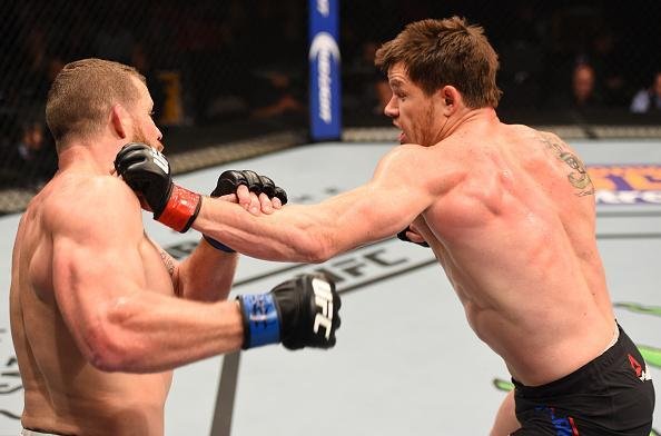 Nate Marquardt venceu CB Dollaway por nocaute a 28seg do segundo round