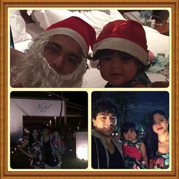 Luan, atacante do Atltico: 'Minha famlia deseja a todos um FELIZ NATAL!!!!'
