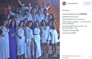 Confira as mensagens e fotos postadas pelos atletas alvinegros na virada do ano