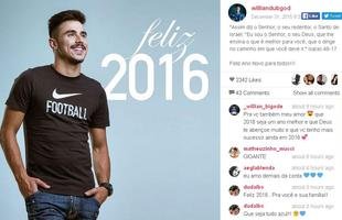 Willian postou mensagem para os cruzeirenses
