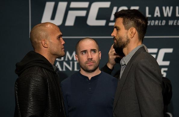 Robbie Lawler e Carlos Condit, advers�rios pelo cintur�o dos meio-m�dios