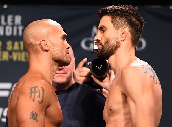 Robbie Lawler e Carlos Condit, advers�rios pelo cintur�o dos meio-m�dios