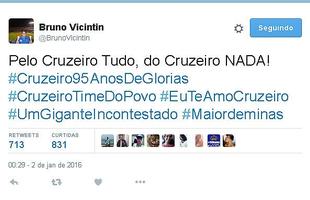 Bruno Vicintin, vice-presidente de futebol do Cruzeiro