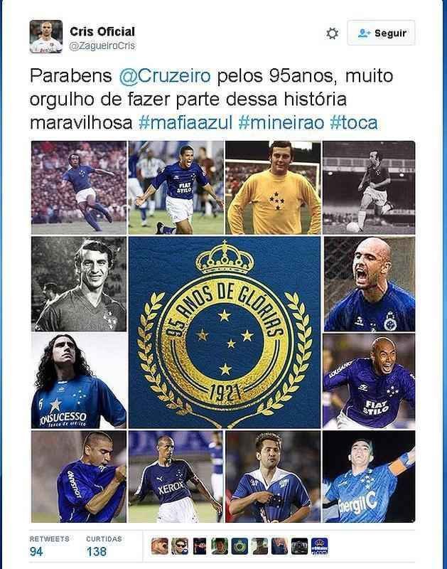 Cris, ex-zagueiro do Cruzeiro
