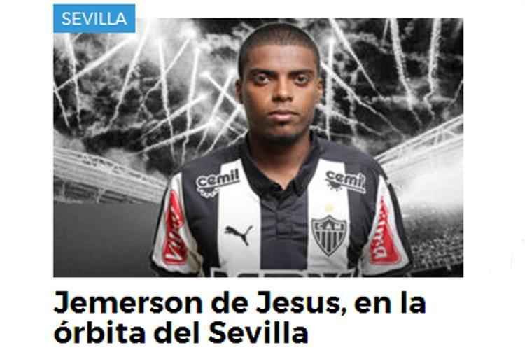 O Marca, da Espanha, diz que Jemerson est na rbita do Sevilha