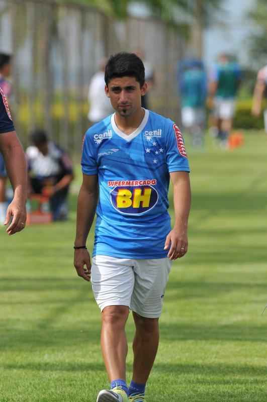 Imagens do treino do Cruzeiro nesta tera-feira na Toca da Raposa II