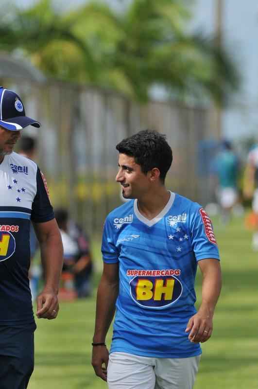 Imagens do treino do Cruzeiro nesta tera-feira na Toca da Raposa II