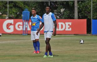 Imagens do treino do Cruzeiro nesta tera-feira na Toca da Raposa II