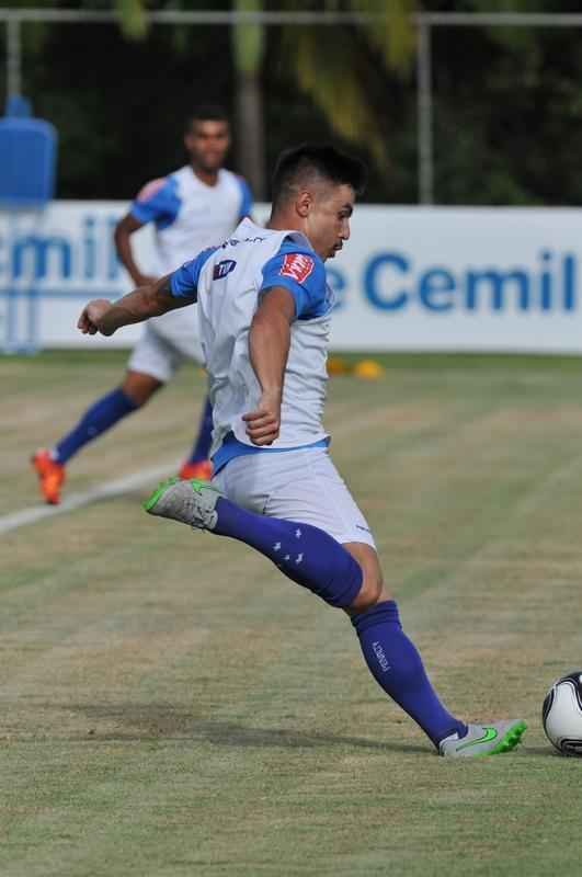 Imagens do treino do Cruzeiro nesta tera-feira na Toca da Raposa II