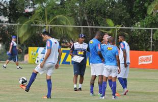 Imagens do treino do Cruzeiro nesta tera-feira na Toca da Raposa II