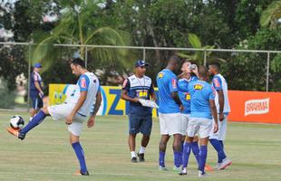 Imagens do treino do Cruzeiro nesta tera-feira na Toca da Raposa II