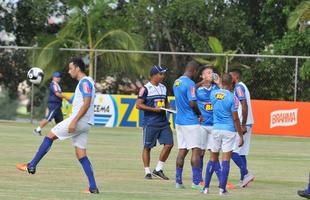 Imagens do treino do Cruzeiro nesta tera-feira na Toca da Raposa II