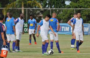 Imagens do treino do Cruzeiro nesta tera-feira na Toca da Raposa II