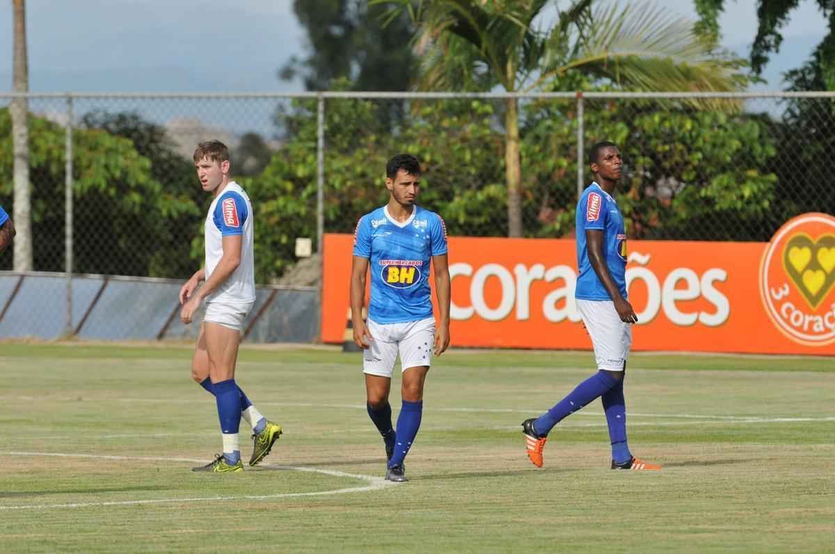 Imagens do treino do Cruzeiro nesta tera-feira na Toca da Raposa II