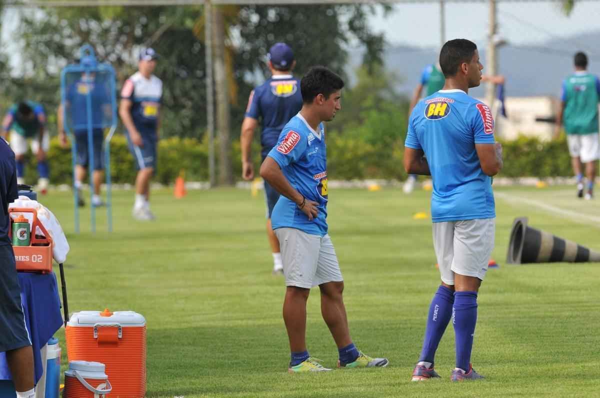Imagens do treino do Cruzeiro nesta tera-feira na Toca da Raposa II