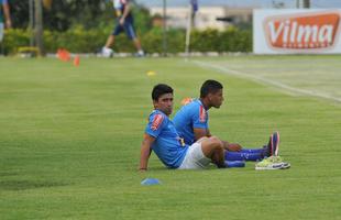 Imagens do treino do Cruzeiro nesta tera-feira na Toca da Raposa II