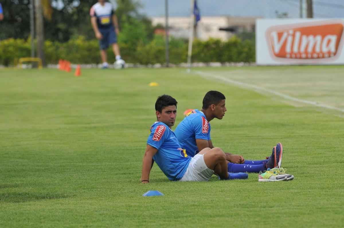 Imagens do treino do Cruzeiro nesta tera-feira na Toca da Raposa II