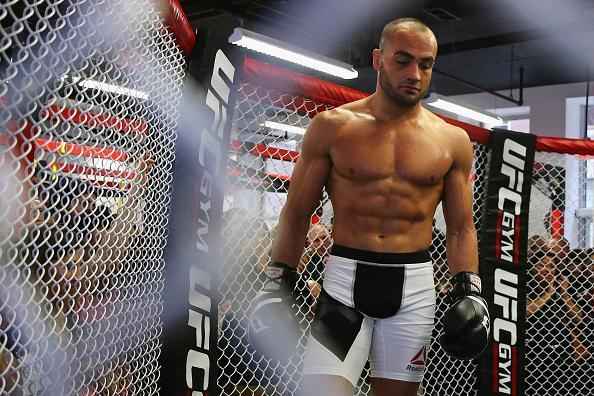 Treino aberto do UFC em Boston - Eddie Alvarez em ao