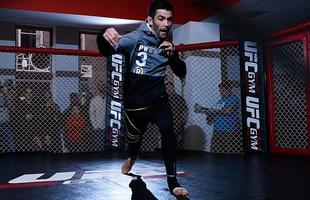 Treino aberto do UFC em Boston - O ex-campeo peso galo, Dominick Cruz