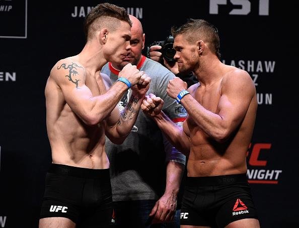 Pesagem do UFC Fight Night 81 - Paul Felder e Daron Cruickshank