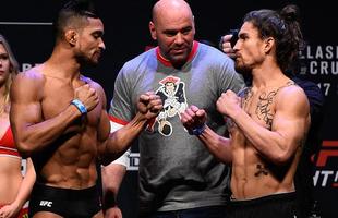 Pesagem do UFC Fight Night 81 - Maximo Blanco e Luke Sanders