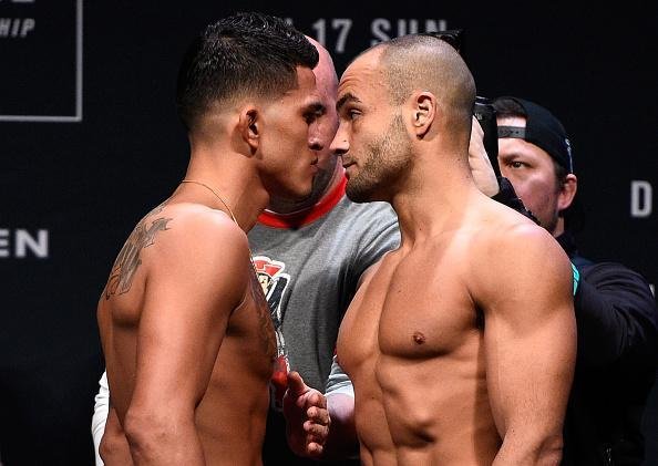 Pesagem do UFC Fight Night 81 - Encarada tensa entre Anthony Pettis e Eddie Alvarez