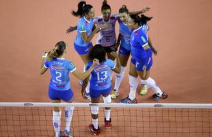 Equipes se enfrentaram em jogo vlido pela 5 rodada do returno da Superliga Feminina de Vlei