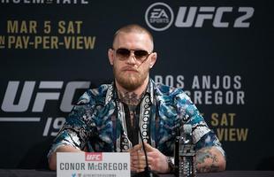 Coletiva do UFC 196 em Las Vegas - Notorious ouve atentamente uma pergunta