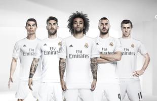 8 lugar: camiseta titular do Real Madrid (temporada 2015/16)