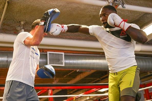 Treino aberto do UFC on Fox 18 - Anthony Johnson afia trocao