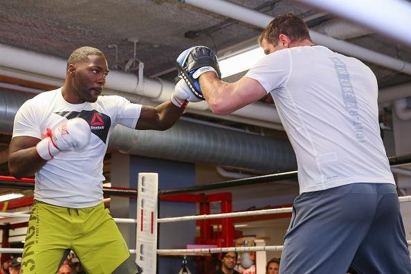 Treino aberto do UFC on Fox 18 - Anthony Johnson na trocao