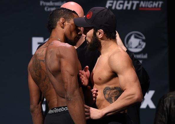 Pesagem do UFC on Fox 18 - Encarada tensa entre Iuri Maraj e Jimmie Rivera
