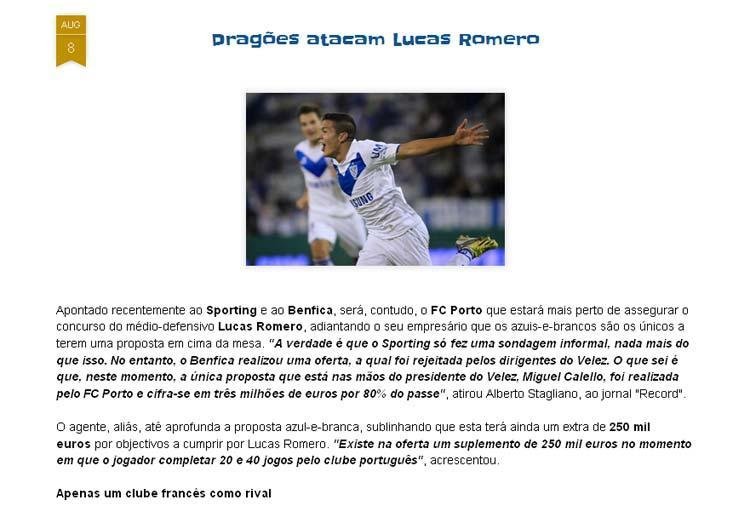 Porto de Portugal tambm se interessou